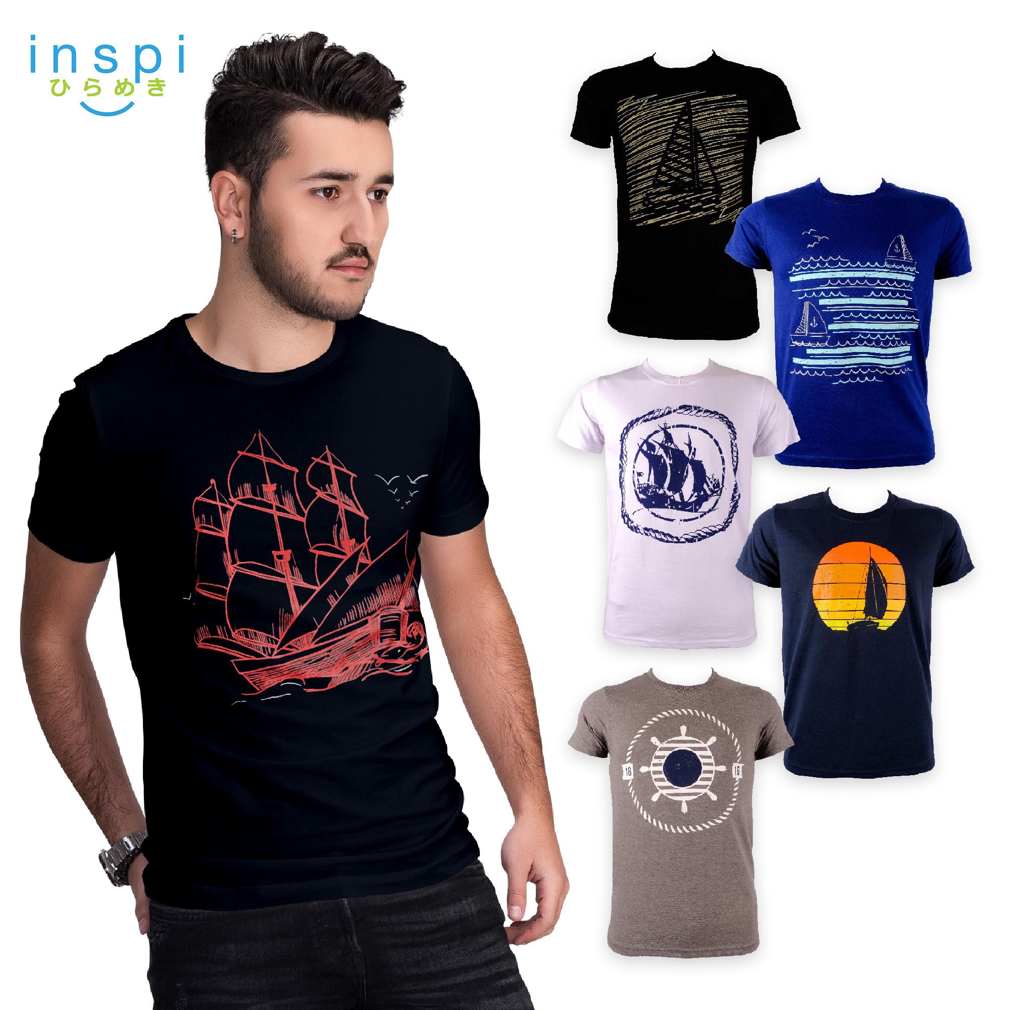 T Shirt Clothing For Men For Sale Mens Shirt Clothing Online Deals - inspi tees sailing collection tshirt printed graphic tee mens t shirt shirts for men tshirts sale