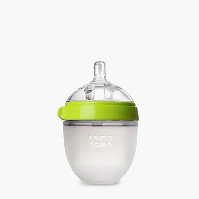 Comotomo 1-Hole Silicone Feeding Bottle 150ml (Green)