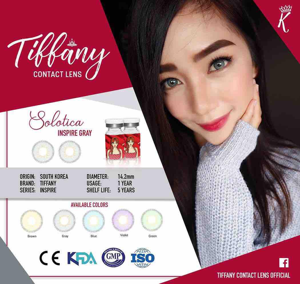 Tiffany Contact Lens SOLOTOCA INSPIRE GRAY Philippines