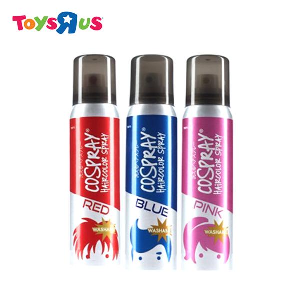 Cospray Washable Hair Color Spray Bundle 4 (red, Blue, Pink) By Toys R Us.