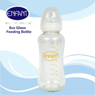 Enfant Glass Feeding Bottle 8 oz