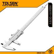 Tolsen Steel Analog Vernier Caliper w/ Hard Case  35049