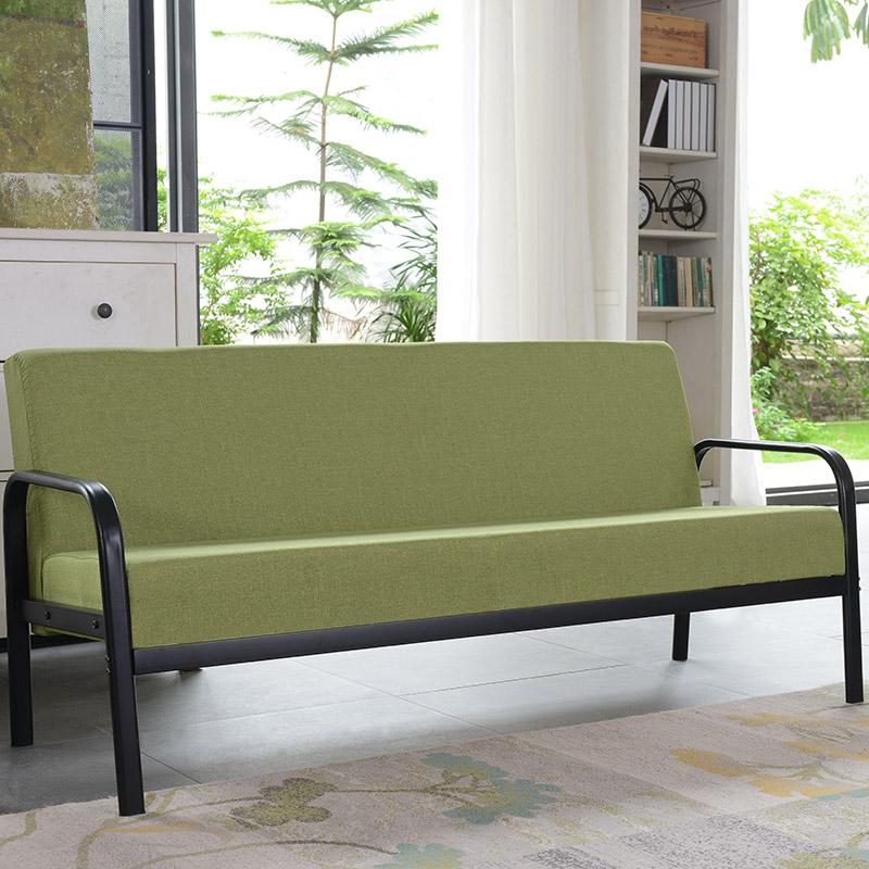 Sofas For Home Sofa Prices Brands Review In Philippines Simple Iron Art Three Seats Fabric Sofa Small Apartment Living Room Lazy Bedroom Mini