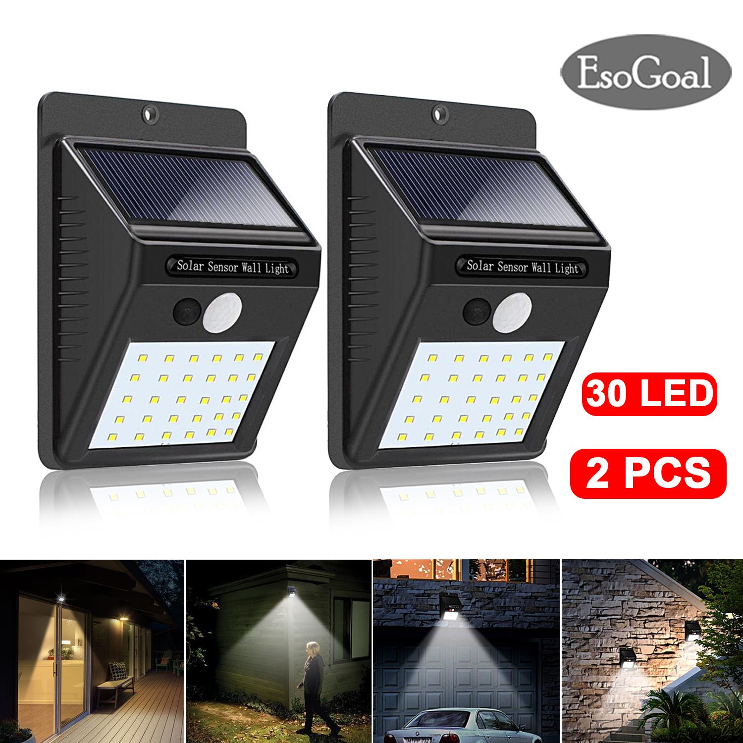 Outdoor Lighting For Lights S Brands Review Esogoal 30 Led Solar Lights Outdoor Waterproof Powered Motion Sensor Light Wireless Security Outside