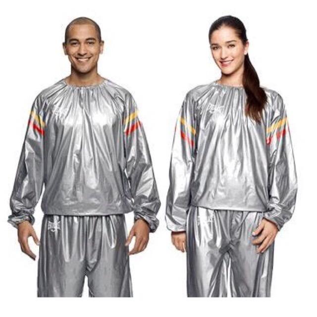Sauna Suits For Sweat Online Brands Prices Reviews Uni Sauna Suit Training Jogging Running Flush Out Sweat Suite Silver