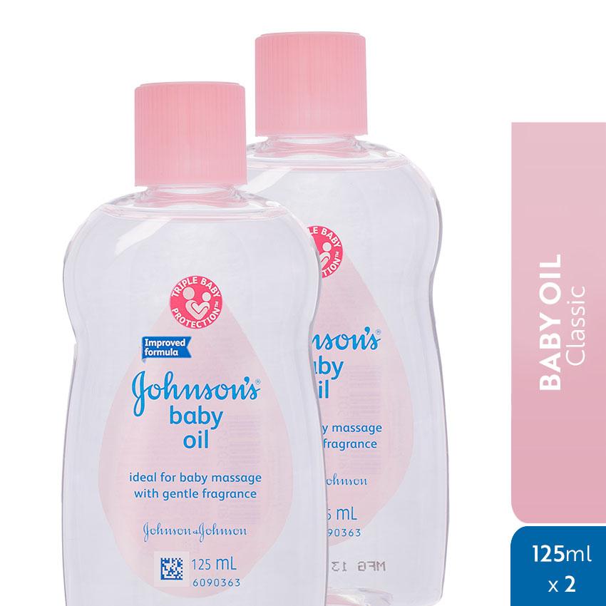 Johnsons Baby Oil 125ml X 2 By Johnson & Johnson Ph Official Store