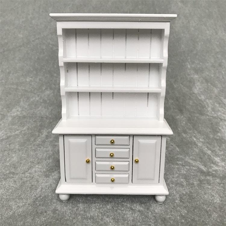 Dollhouse For Kits Brands S Reviews 1 12 Three Layers Double Doors Wooden Bookcase Shelving Cabinet 148g