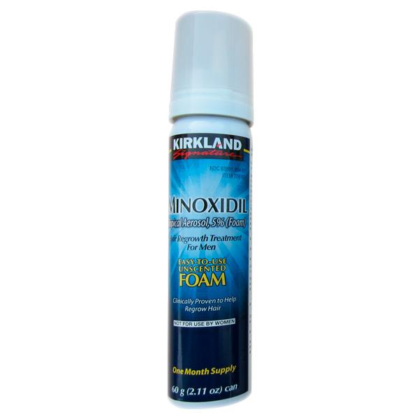 Kirkland Signature Hair Regrowth Treatment Minoxidil Foam For Men (5% Minoxidil) By Lito
