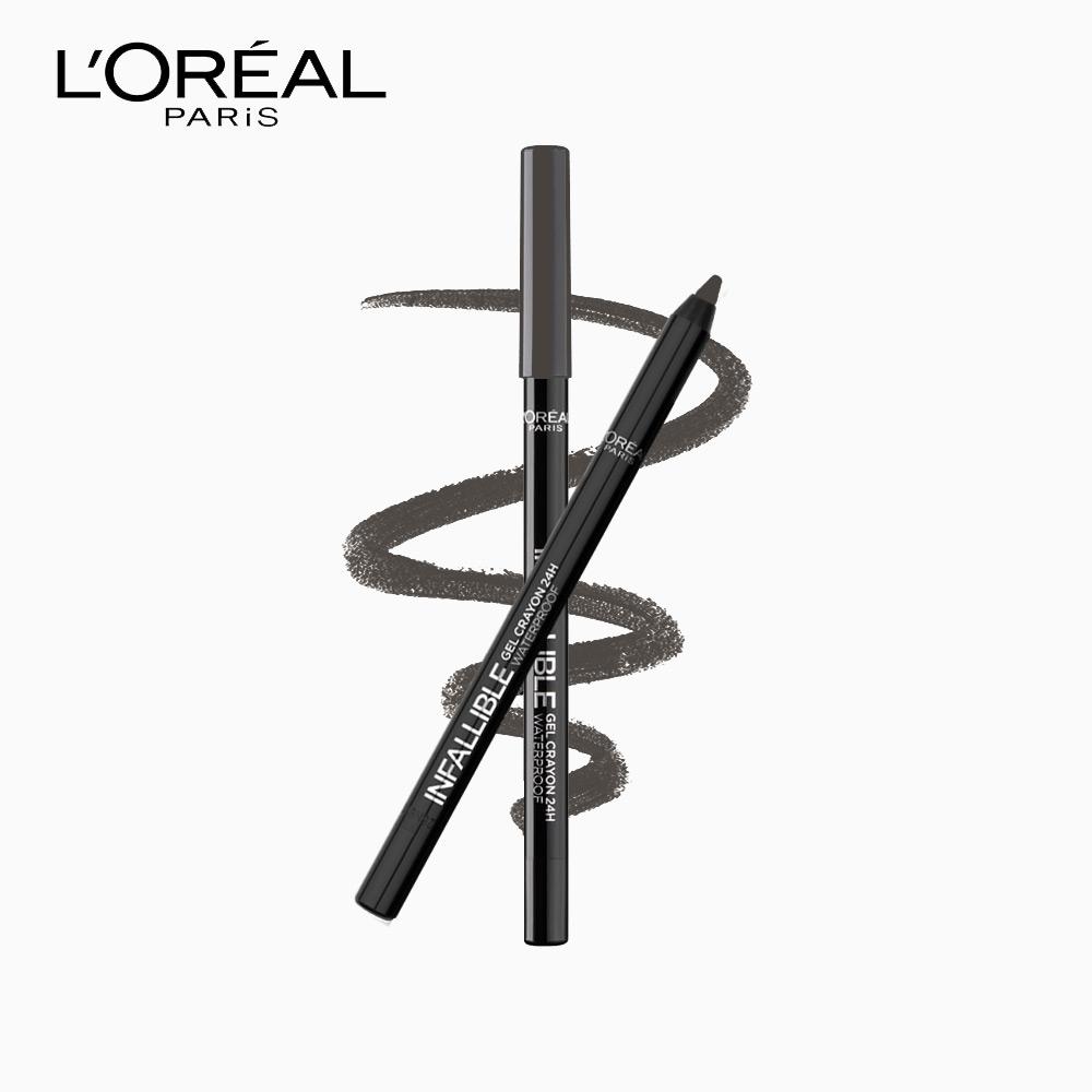 Gel Crayon 24H Waterproof Eyeliner - Grey Fever by LOréal Paris Infallible Philippines