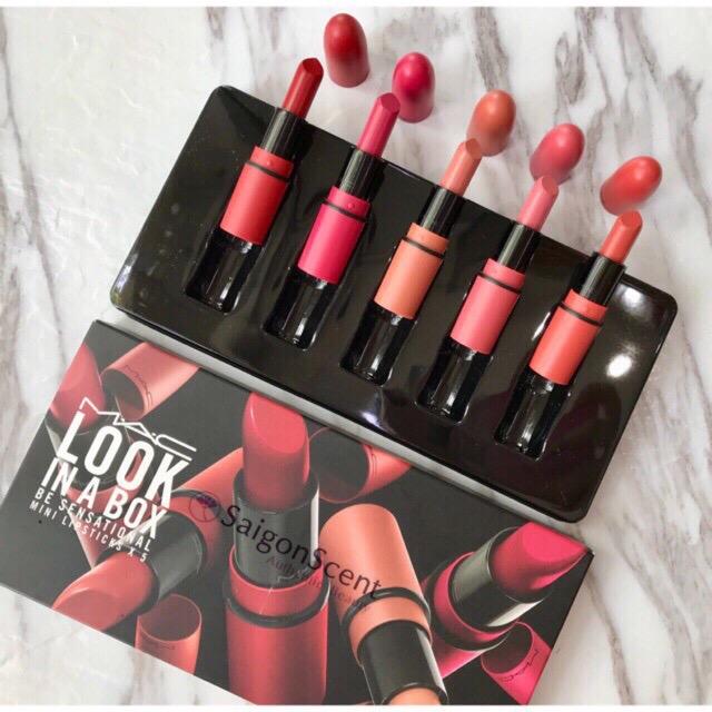 BEASHOP 5 IN 1 MATTE LIPSTICK 1 Box Set Philippines