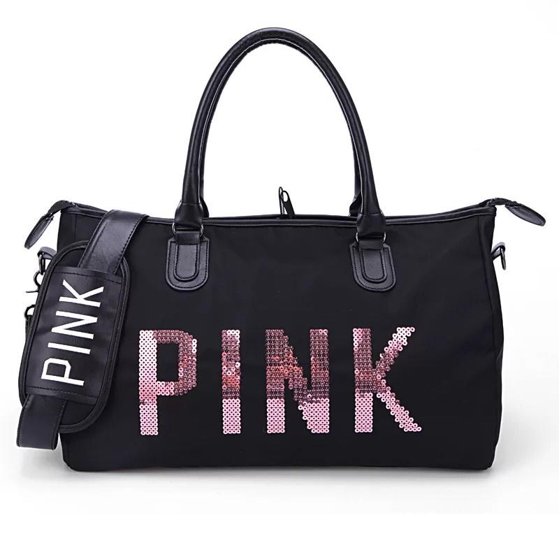 Weekender Bag For Duffel Bags Online Brands Prices Reviews 1127 Pink Stylish Travel Bag Shoulder Slingbag High Quality Waterproof Glossy Noodles Nylon