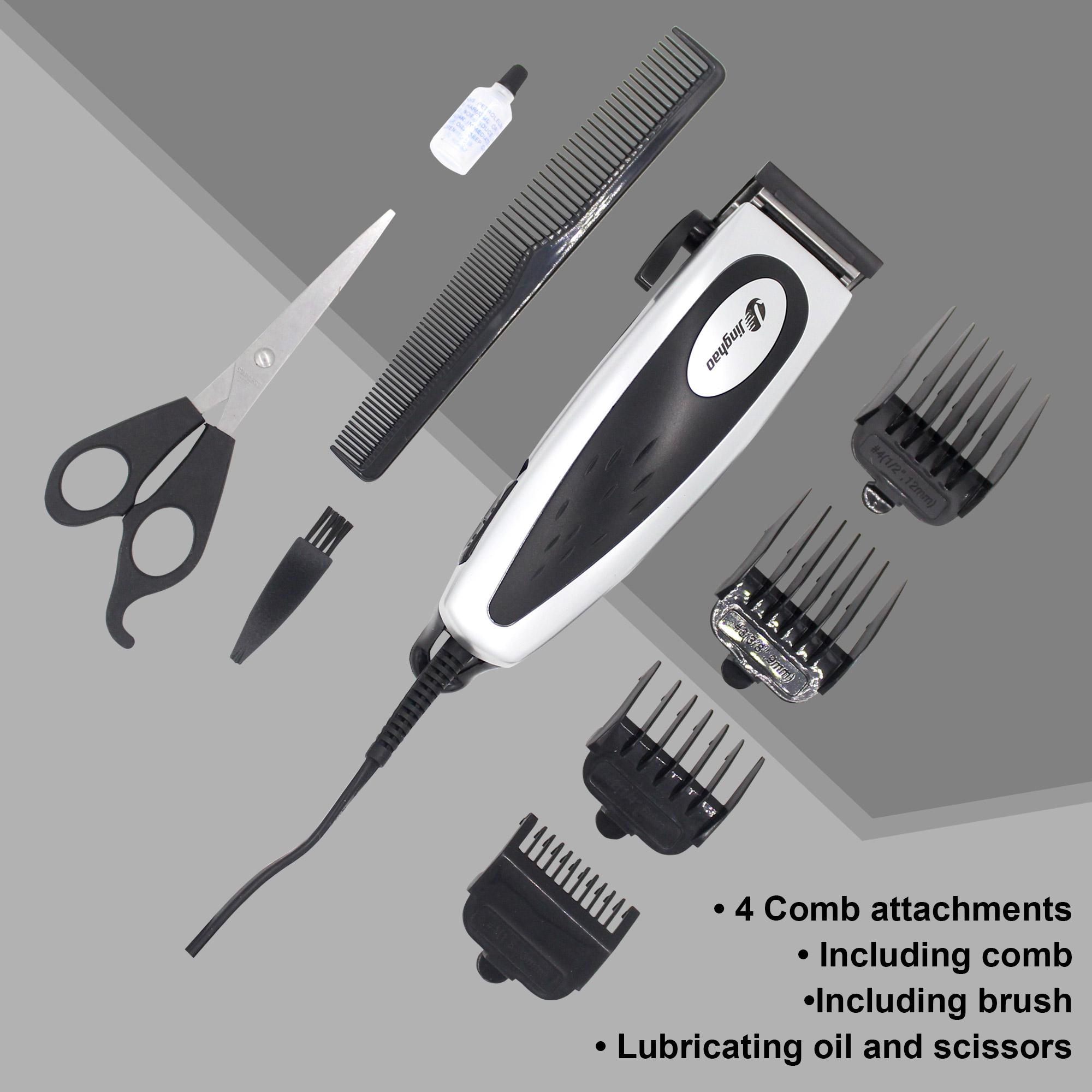 Jinghao Professional Trimmer Set Hair Clipper Adjustable Blade