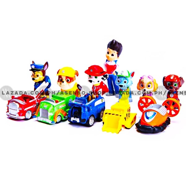 Paw Patrol Collectible Figurine 12 Piece Set Lazada PH