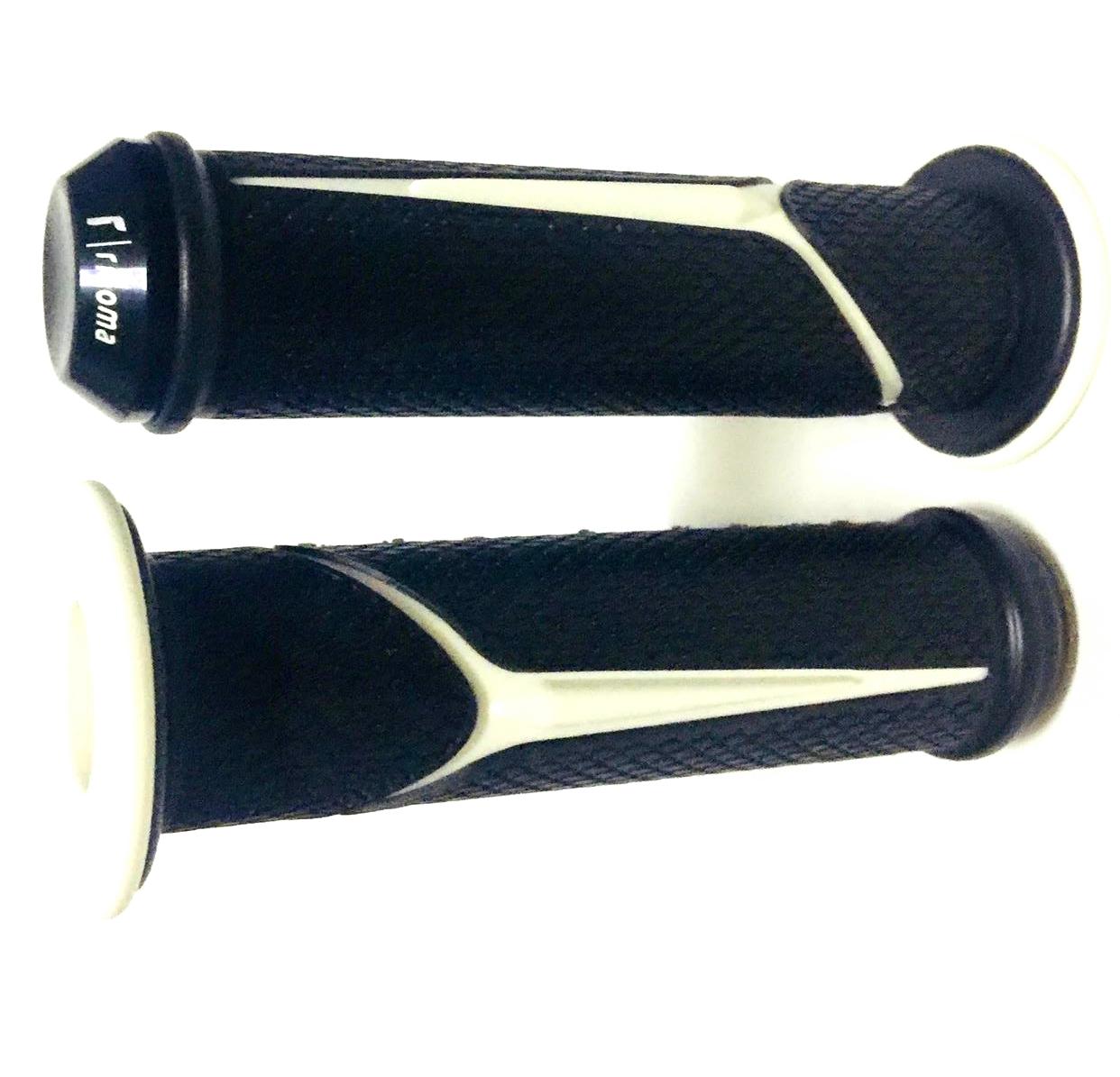 Rizoma Motorcycle Rubber Gel Universal Handle Bar Grip (white) By Motor Access