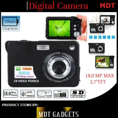 2.7'' TFT 720P HD 18MP Digital Camera Camcorder 8x Digital Zoom Anti-shake New - intl