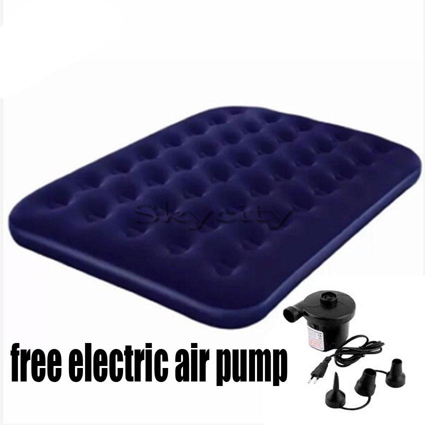 Air Mattresses For Outdoor Airbeds Brands S Luckyhome Bestway Double Inflatable Air Bed Free Electric Pump