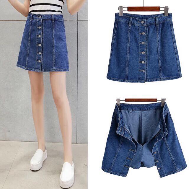 Buy & Sell Cheapest DENIM SKIRT 2018 Best Quality Product Deals ...