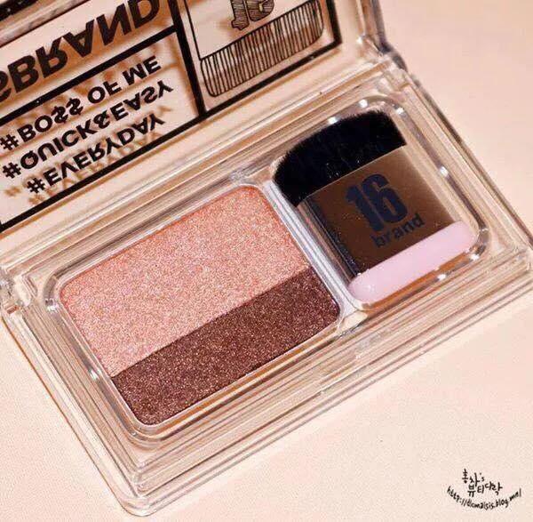Korean Sixteen Eye Magazine Two Shades Eyeshadow Palette by 16Brand Philippines
