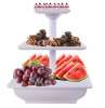 3-Tier Square Snack Server and Dessert Cake Stand By BodyBuy.net