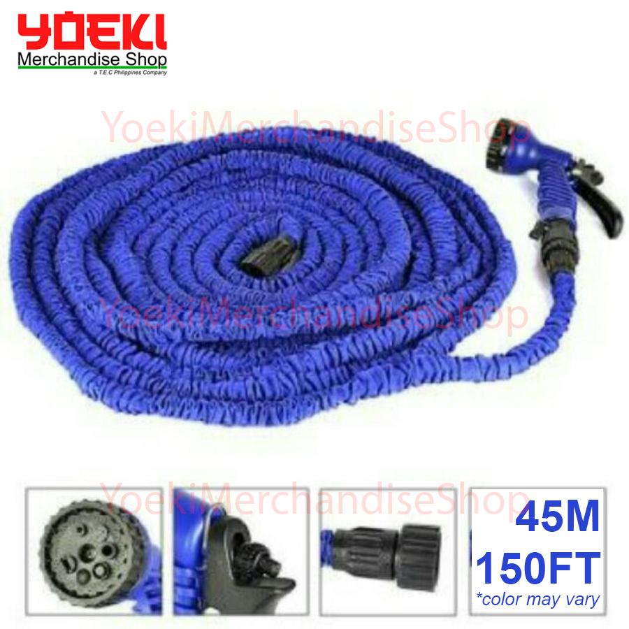 Watering System For Systems Prices Brands Review Magic Hose 45m 150ft Expandable Flexible Plastic With Sprayer Color May Vary
