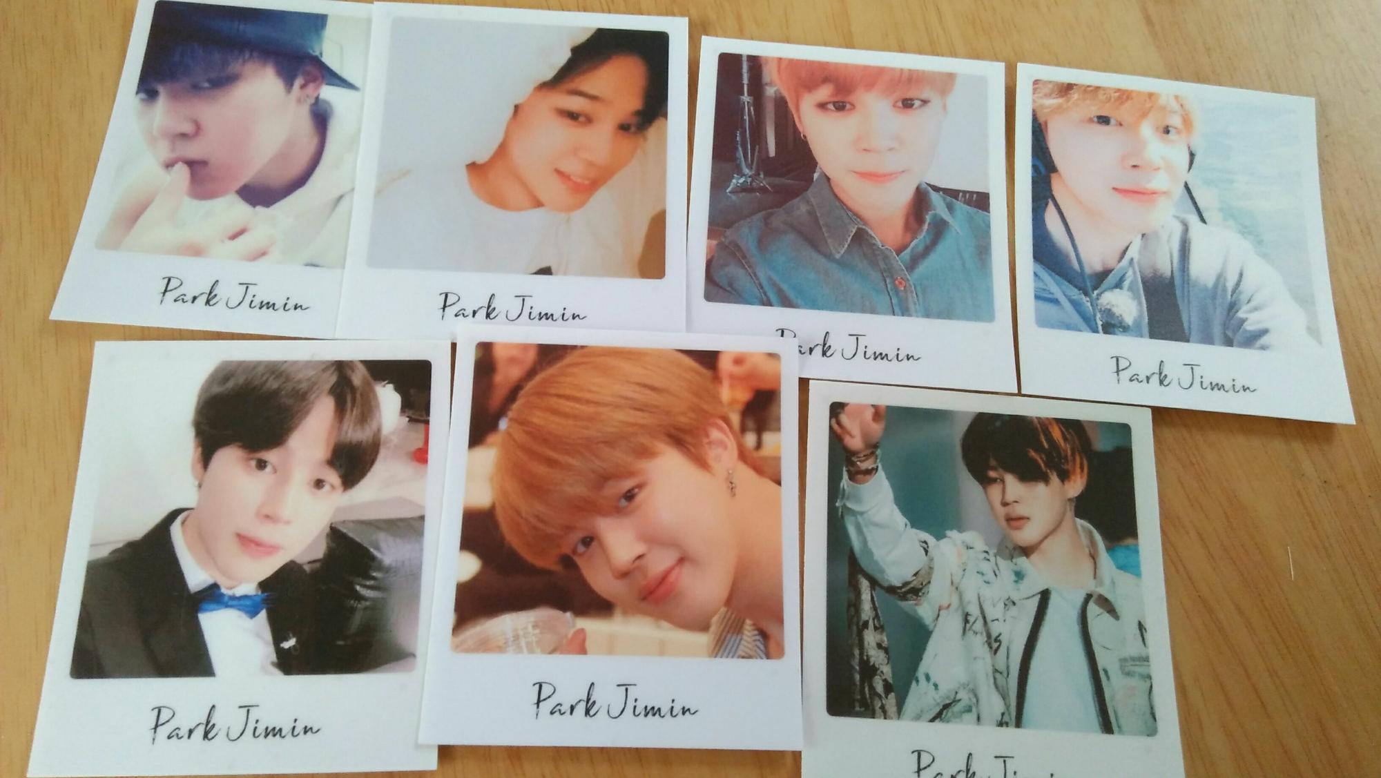 BTS Jimin Polaroid Set