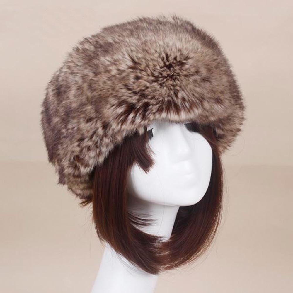 faux fox fur hat