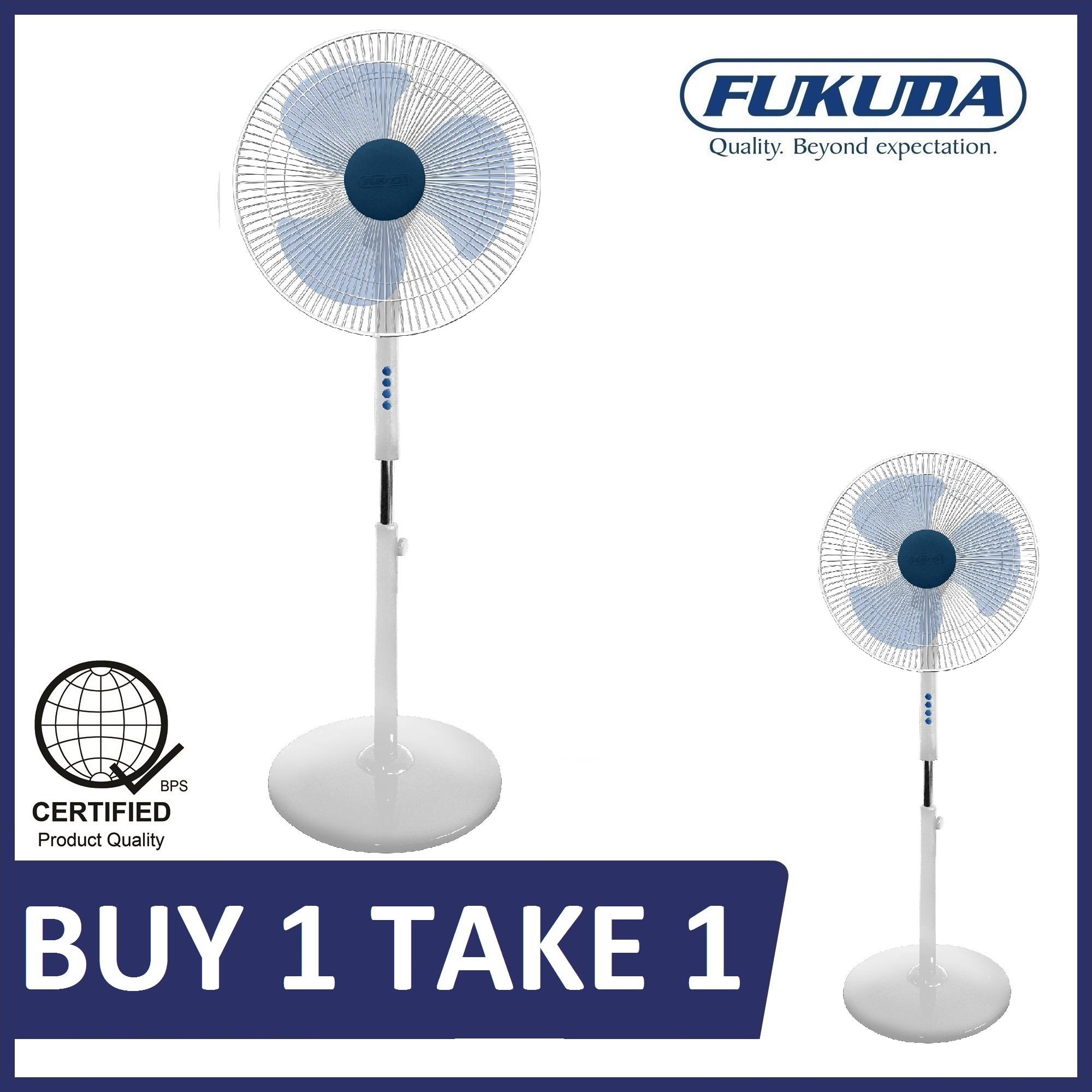 Fan For Electric S Brands Review In Philippines Uda Sf165w 2 In 1 Stand Living Fan 16 Clover Blade Blue