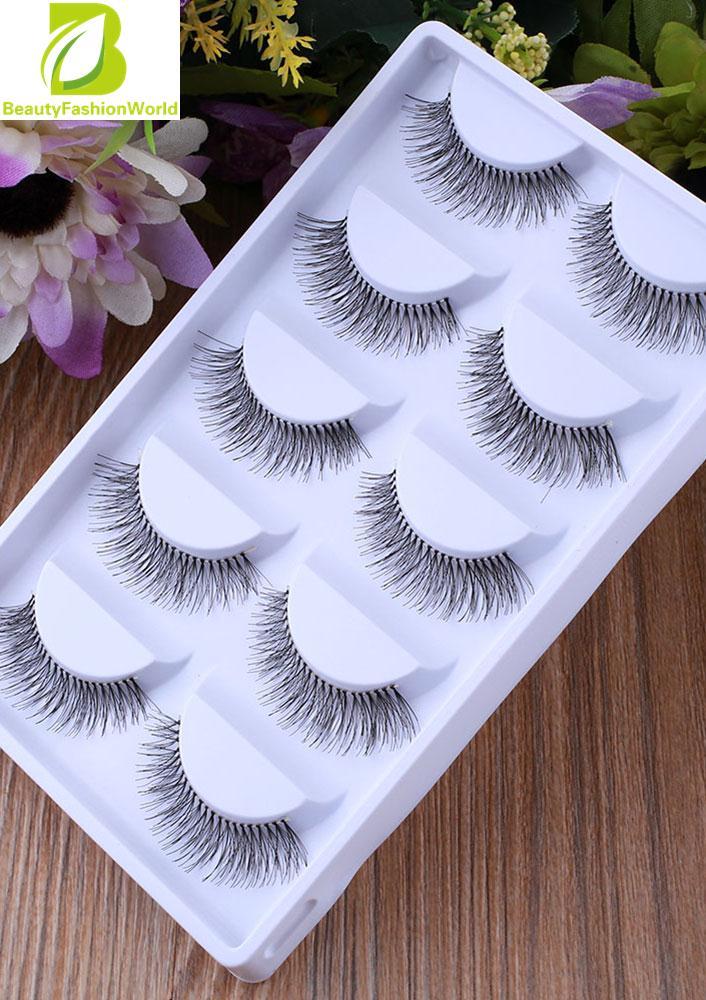 5Pairs Natural Eye Lashes Extension Beauty Makeup Long False Eyelashes Philippines