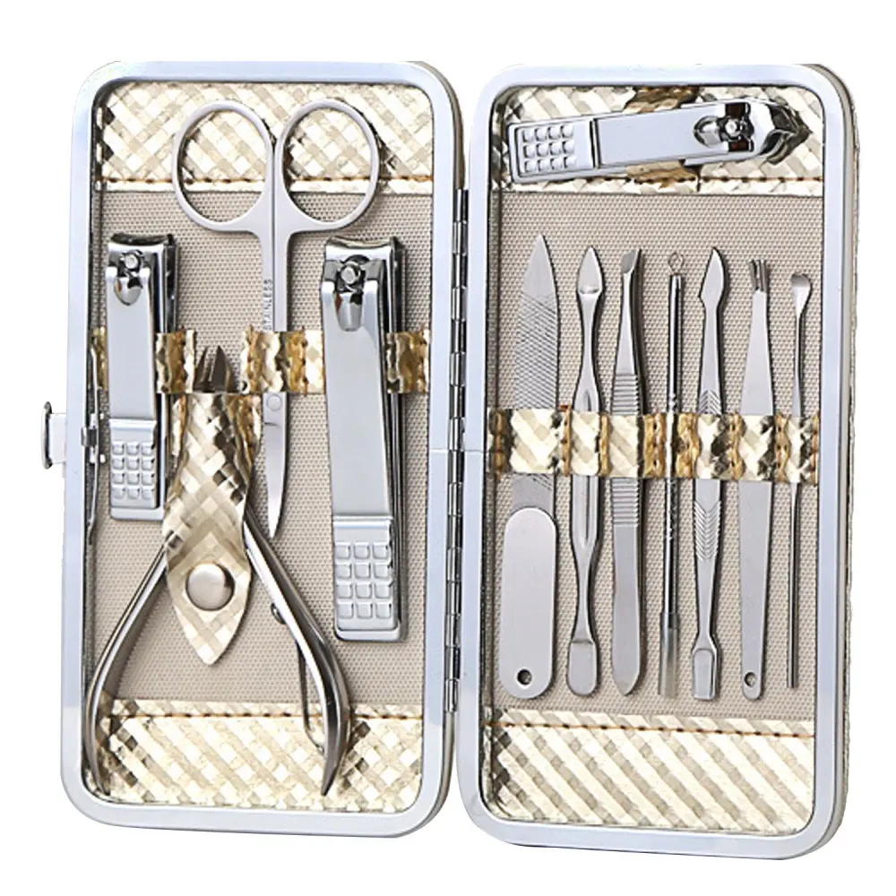manicure pedicure set nail clippers stainless steel manicure kit
