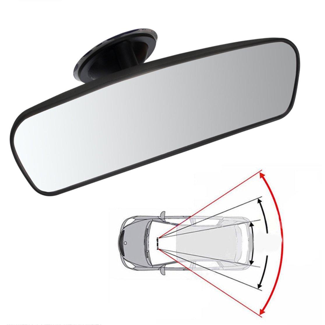 Universal Car Rear Mirror Wide-angle Rearview Mirror Auto Interior Rear View Mirror With PVC Sucker CZC-100