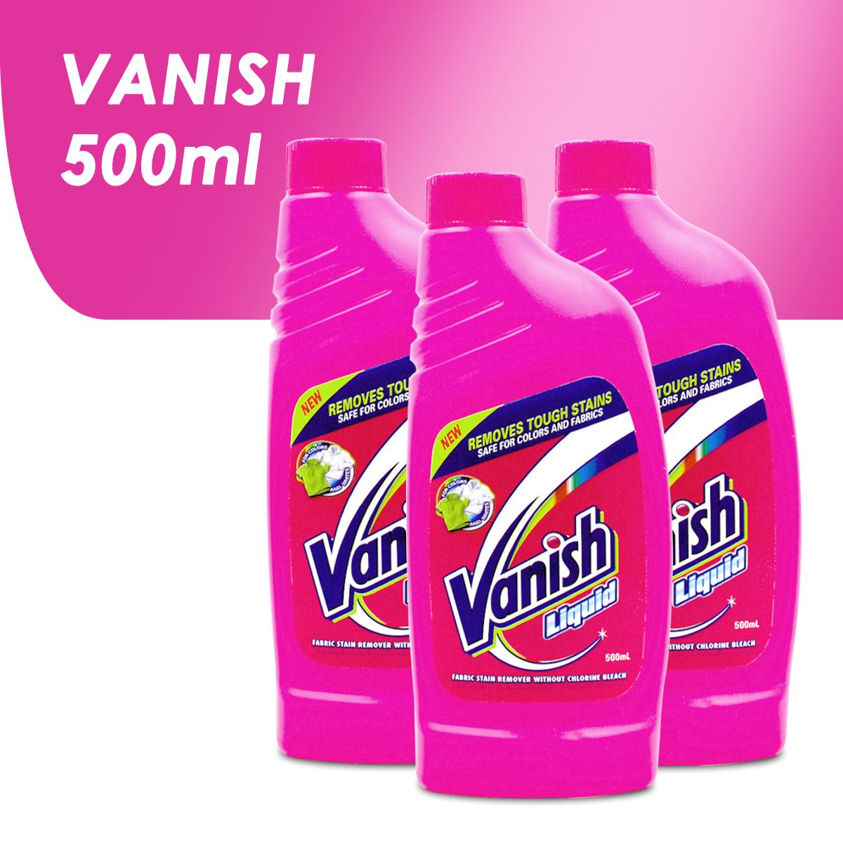 Vanish Philippines Price List Fabric Stain Remover Argan Vanish Liquid Fabric Stain Remover 500ml Set Of 3