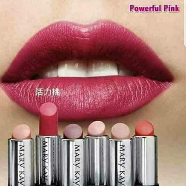 M Kay Gel Semi-Matte Lipstick POWERFUL PINK Philippines
