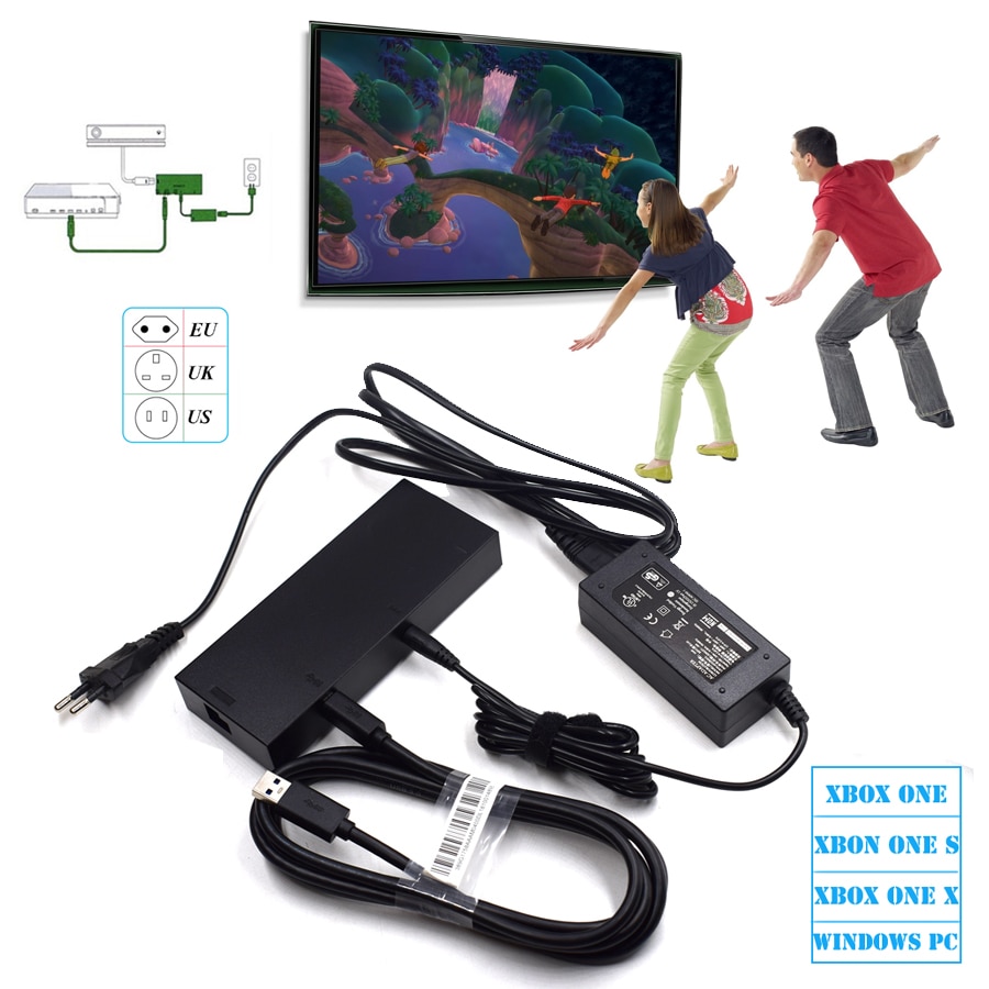 Yuero Uk Plug Kinect 2 0 Sensor Ac Adapter Power Supply For Xbox