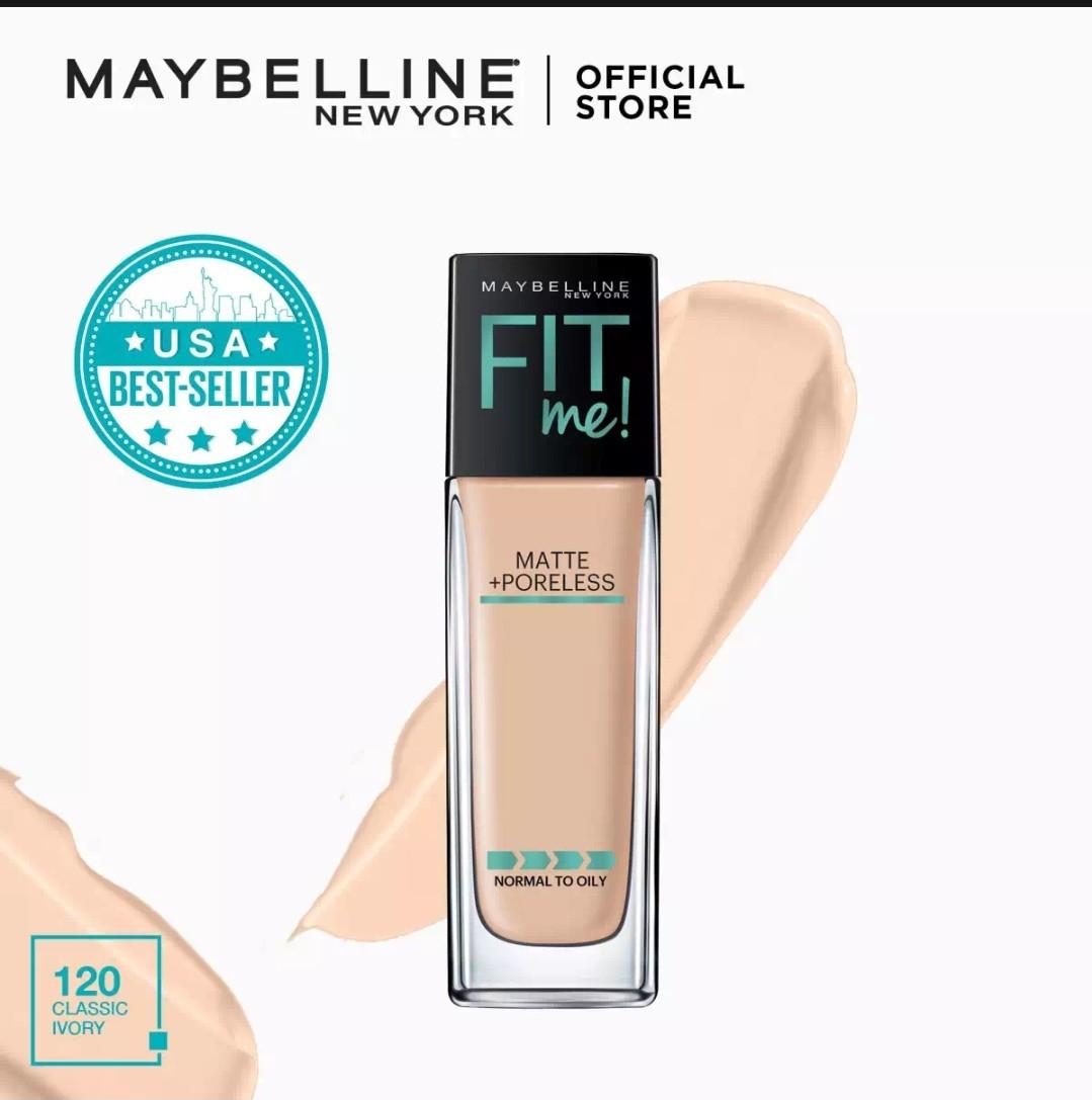 FIT ME MATTE + PORELESS LIQUID FOUNDATION - 120 CLASSIC IVORY Philippines