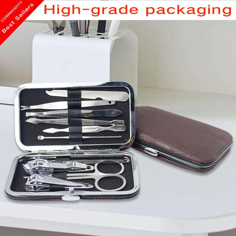 10Pcs Stainless Steel Nail Clipper Nipper Cutter Pedicure Manicure Tools Set Philippines