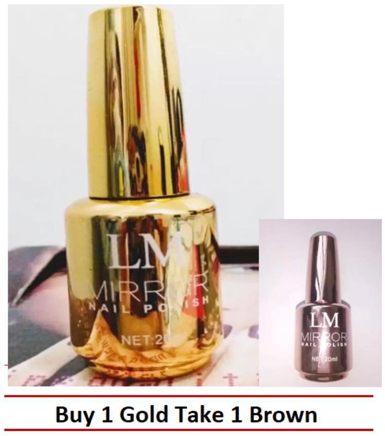 LM Mirror Nail Polish, Gold, Buy 1 Take 1 Philippines