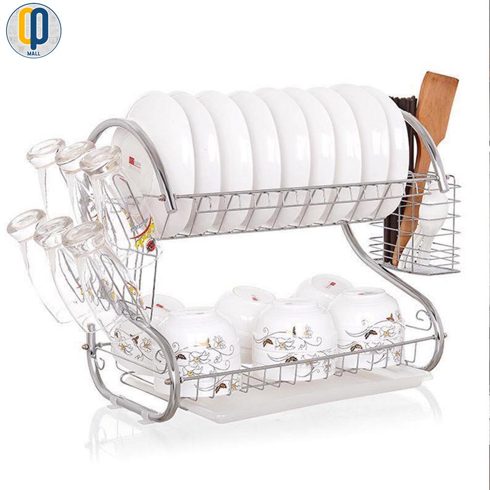 Dish Rack For Sink Accessories S Brands Review In 2 Layer Dish Drainer Silver