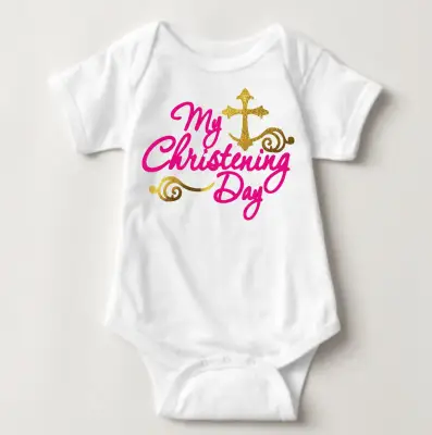 Baby Christening Onesies - Girls