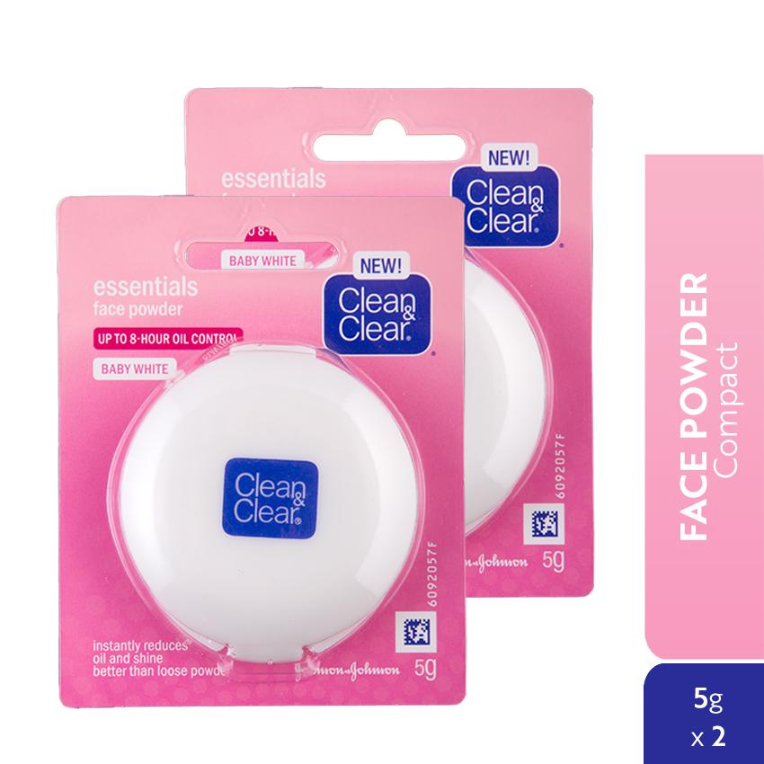 CLEAN & CLEAR® Essentials Face Powder 5g (White) x 2 Philippines