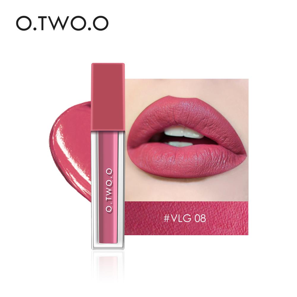 O.TWO.O Velvet Matte Lipstick Waterproof kiss proof Lipsticks Moisturize Make Up lip Long lasting Philippines
