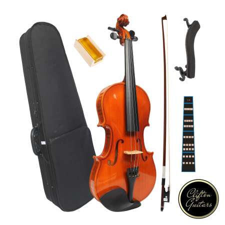 Clifton Strassus - 4/4 Violin with Gigbag and Rosin