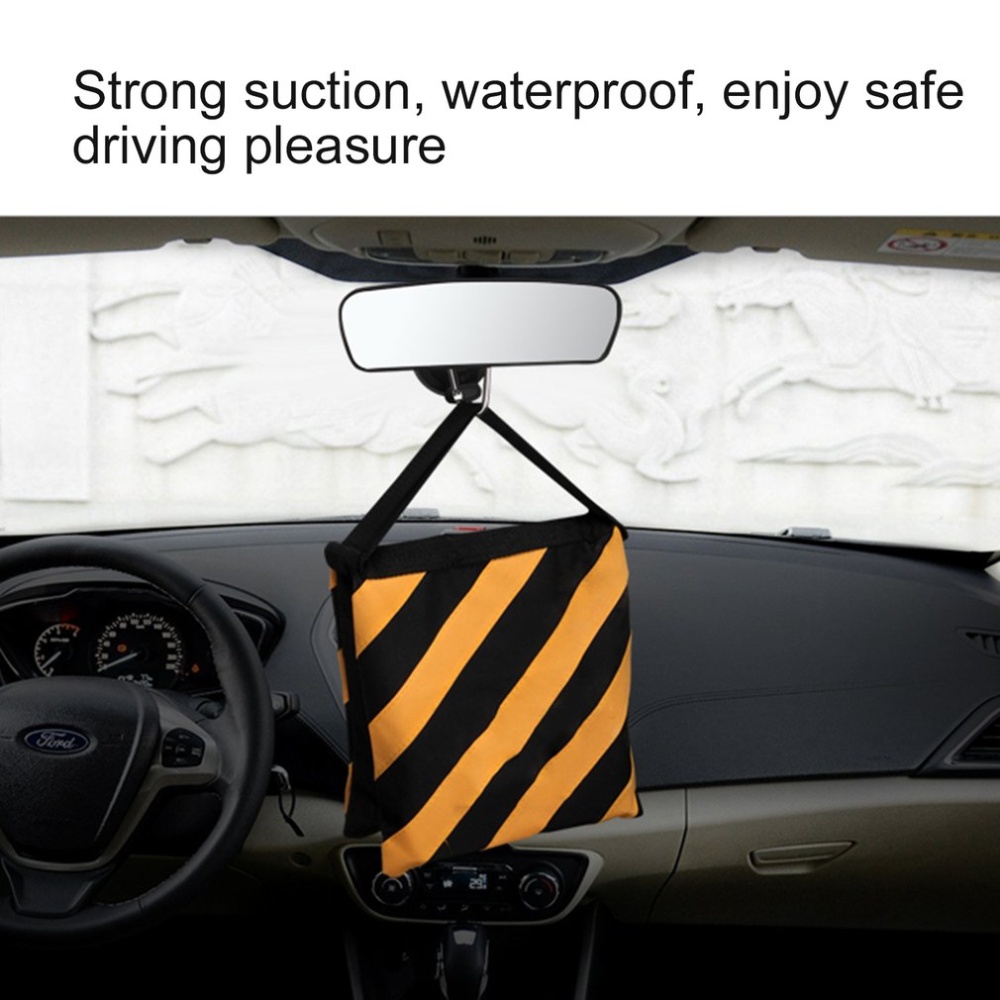 Universal Car Rear Mirror Wide-angle Rearview Mirror Auto Interior Rear View Mirror With PVC Sucker CZC-100 Color:black