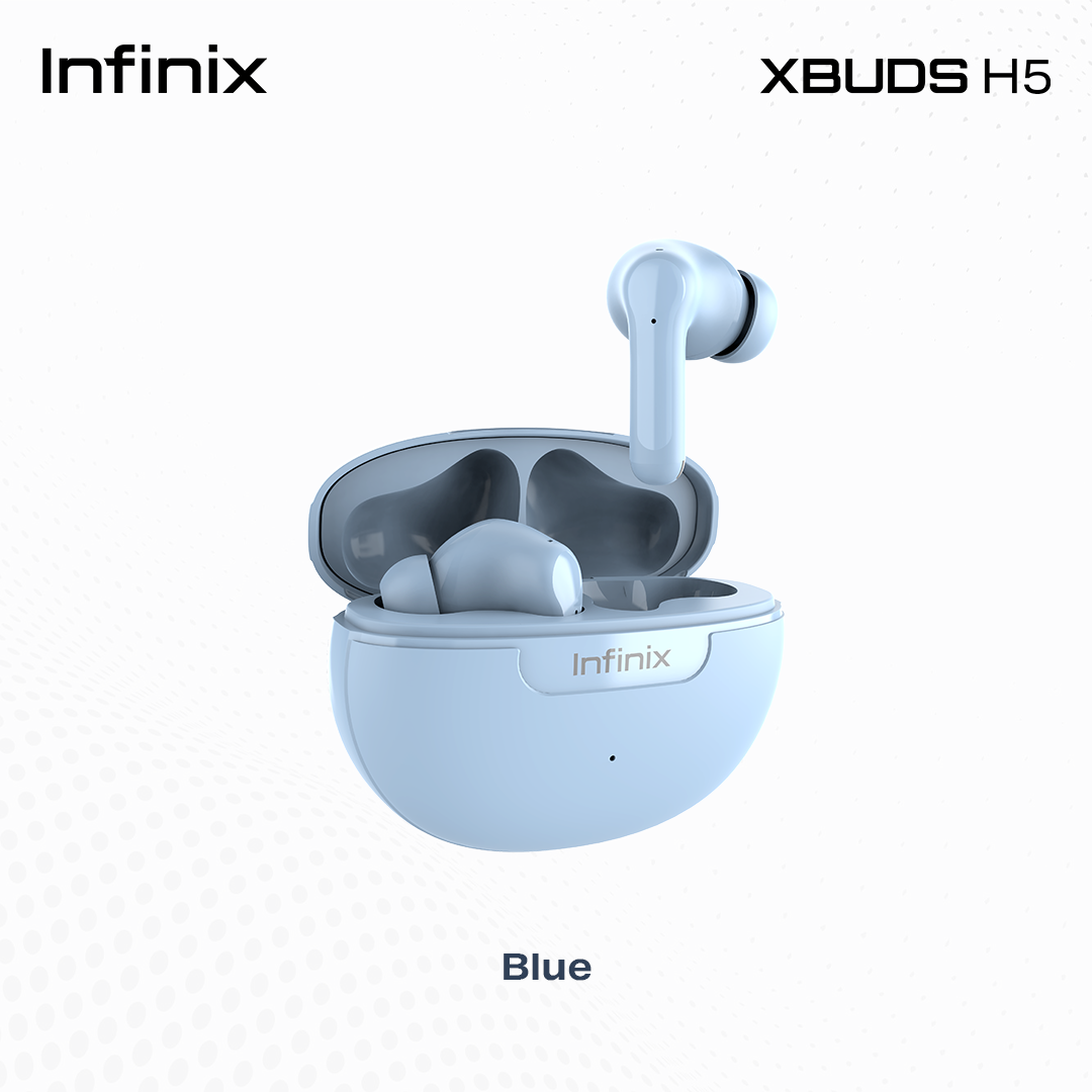 Infinix XBUDS H5 / Bluetooth 6.0 / Spatial 3D Audio / 30 Hours Play / AI ENC+DNS 3.0 Crystal Clear Calls / Dual Device Connection Earbuds - Image 4