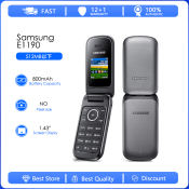 Samsung E1190 Flip Mobile Phone - Unlocked, Dual Sim, 100% New
