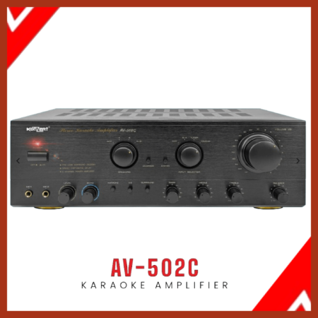 Konzert AV-502C 500W RMS Stereo Karaoke Amplifier