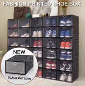 Korean-Style Stackable Shoe Box Organizer by AJ Shoebox