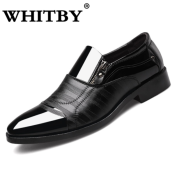 WHITBY Men's Genuine Leather Slip-on Business Shoes