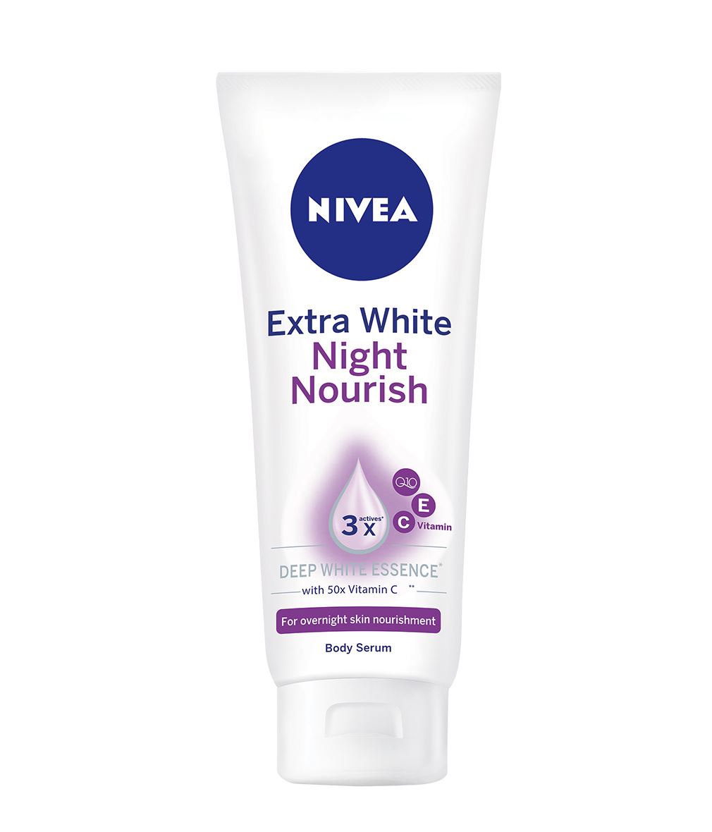 nivea body lotion night serum