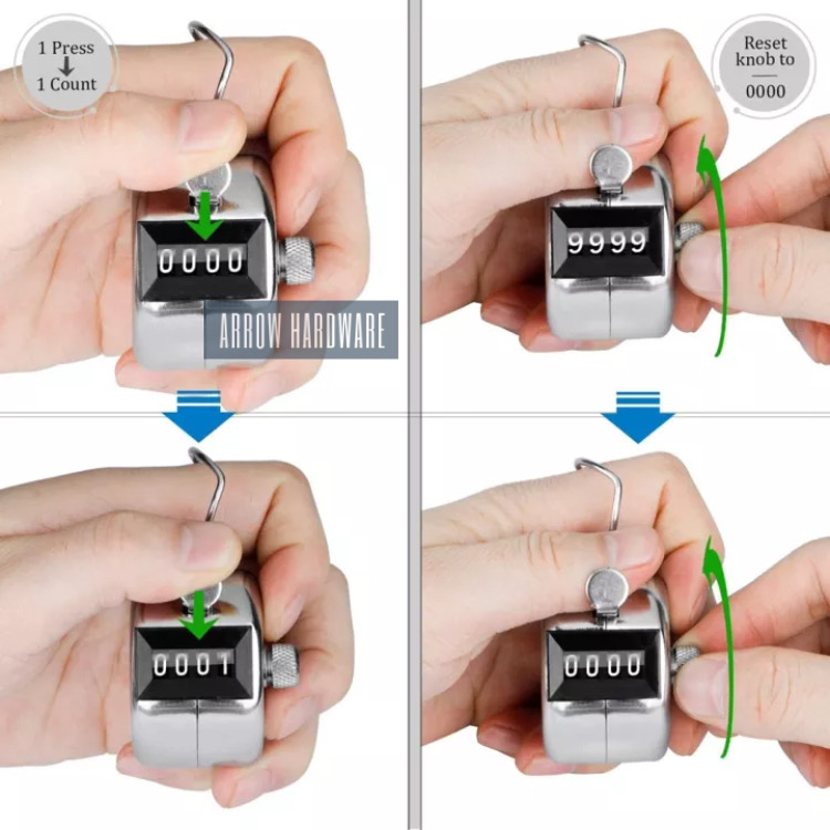 Mini Stitch Marker Row Finger Counter LCD Electronic Digital Display Hand  Tally