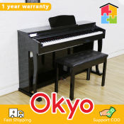 88-key Portable Electric Piano - Multifunctional Home Digital Keyboard
